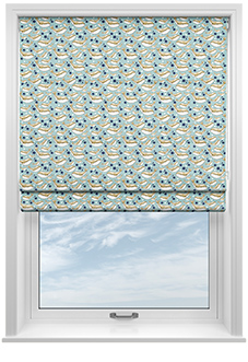 Whaley Great, Big Splash Shore - Roman Blind